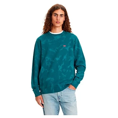 Afbeelding van Levi&#039;s Heren Crew, Geel/Oranges, XL, Geel/Oranje, XL