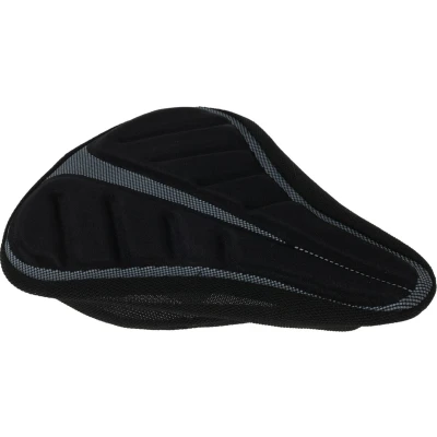 Afbeelding van XQMax Zadelhoes gel universeel comfort zwart zadeldek Fietszadelhoezen