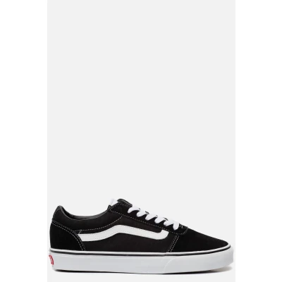 Afbeelding van Vans Sneaker Ward Canvas heren Low Top Trainers , zwart Suede Black White Car 42.5 EU