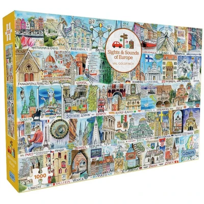 Afbeelding van Gibsons Sights &amp; Sounds of Europe (1000).