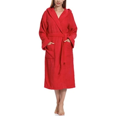 Afbeelding van Ladeheid Badjas, Dames, Maat: Small, Red