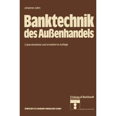 Afbeelding van Banktechnik des Aussenhandels