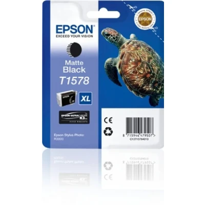 Afbeelding van Epson T1578 inktcartridge 1 stuk(s) Origineel Hoog (XL) rendement Zwart