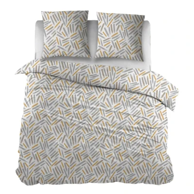 Afbeelding van Snoozing Emma Dekbedovertrek Eenpersoons 140x200/220 cm Grijs
