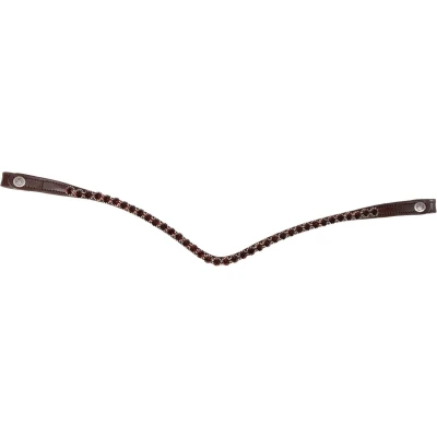 Afbeelding van Montar Frontriem Fair Crystal Curved Latte