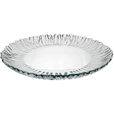 Afbeelding van Pasabahce Aurora ronde glazen serveerschaal (1X) 31,5 cm