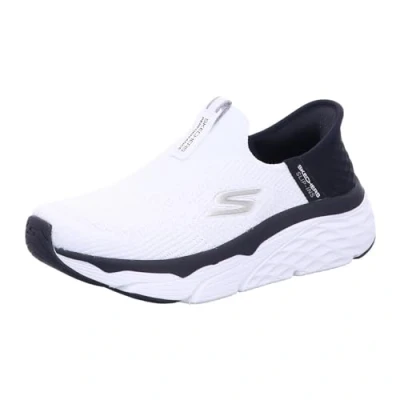 Afbeelding van Skechers Performance MAX Cushioning Elite SLIP IN Hardloopschoenen neutraal, Dames, Maat: 39, White/black Textiel