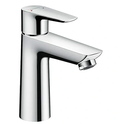 Afbeelding van Hansgrohe talis e eengreeps wastafelmengkraan 110 met wastegarnituur chroom 71710000