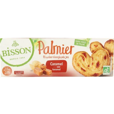 Afbeelding van Bisson Palmier bladerdeegkoek caramel bio 100 g