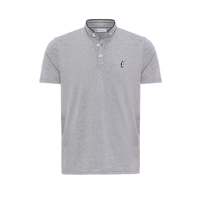 Afbeelding van dandalo Tshirt basic, Heren, Maat: Large, Grey melange