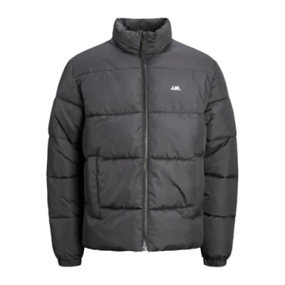 Afbeelding van JJ REBEL Heren JREBREBEL Logo Puffer SN, Black, XL, zwart, XL