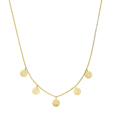Afbeelding van Victorious Dames Ketting Goud Model: Flowera
