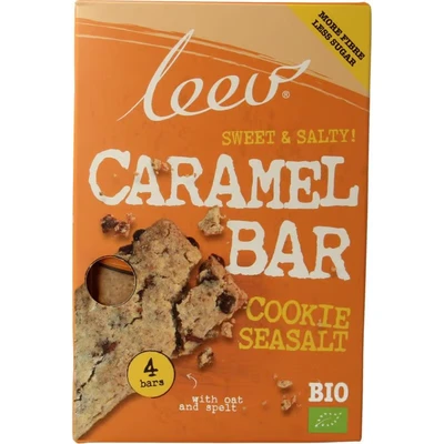 Afbeelding van Leev Bio oerrr koek karamel zeezout &amp; granen 140 g