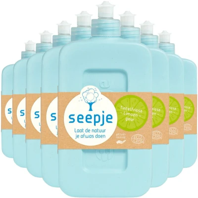 Afbeelding van 8x Seepje Afwasmiddel Tintelfrisse Limoen Geur 500 ml