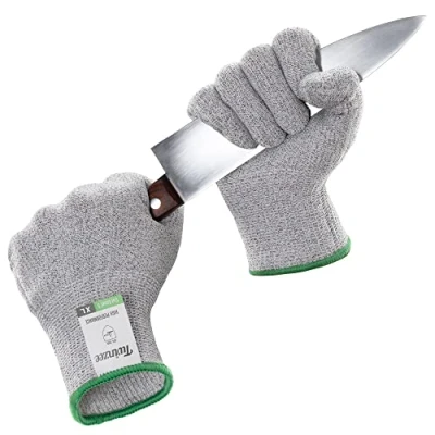 Afbeelding van Twinzee Snijbestendige keukenhandschoenen Hoog prestatieniveau 5 Bescherming, Voedselkwaliteit, 1 paar (XL)
