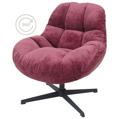 Afbeelding van Home67 Fauteuil Charlie Bordeaux