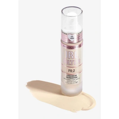 Afbeelding van Makeup Revolution IRL Filter Longwear Foundation Foundation, Dames, Maat: 23 ml, F0.2