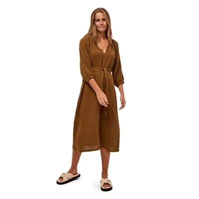 Afbeelding van Peppercorn Dames Eve Jurk, Ermine Bruin, 50 NL/Plus