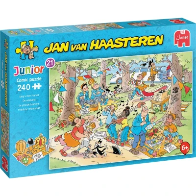 Afbeelding van Puzzel Jan Van Haasteren Junior Vrijmarkt (240)