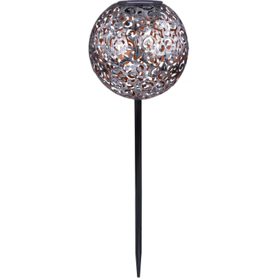 Afbeelding van Globo, Tuinverlichting, Zonnelampje Metaal Zilver, 1xled (IP44)