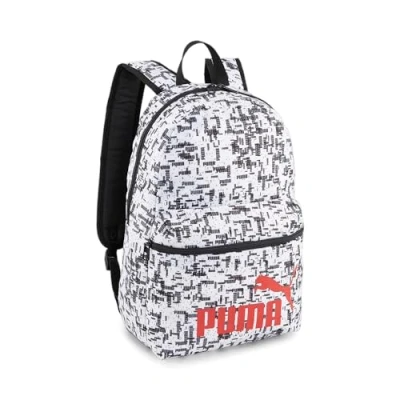 Afbeelding van Puma Phase Backpack Unisex Rugzak, Maat: One Size, Black/white