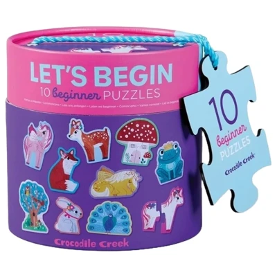 Afbeelding van Crocodile Creek Puzzels 10 Unicorn Let&#039;s Begin 2 st.