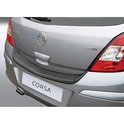 Afbeelding van RGM ABS Achterbumper beschermlijst passend voor Opel Corsa D 5 deurs 2006 2014 Zwart