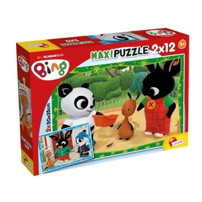 Afbeelding van Lisciani 81226 Puzzle supermaxi 12+12 bing e i suoi amici
