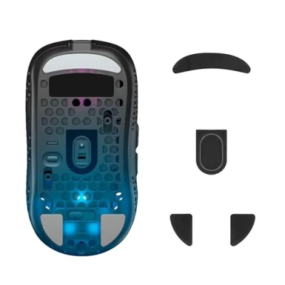 Afbeelding van kwmobile muis voeten sticker geschikt voor Xtrfy MZ1W Computermuis glijder Stickers in zwart