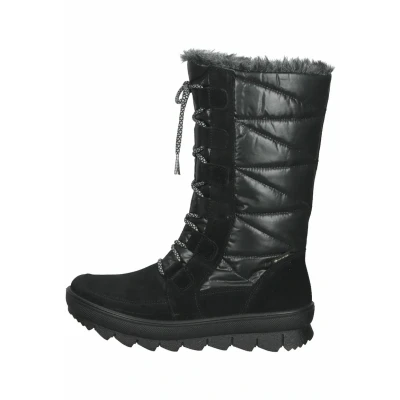Afbeelding van Legero Snowboots schwarz, Dames, Maat: 42.5, Schwarz Leer en textiel