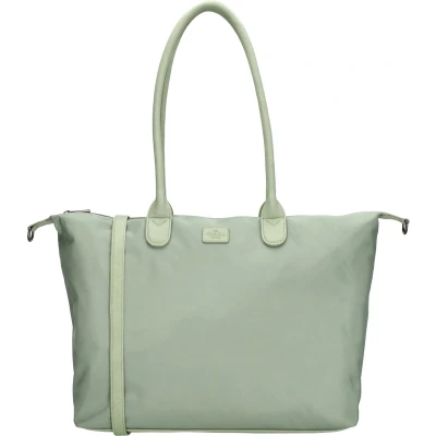 Afbeelding van Charm London Buckingham Mono Laptoptas 15,6 inch (34.5x19.4 cm) Lichtgroen