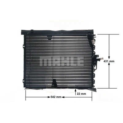Afbeelding van Mahle Original Airco condensor AC 133 000S