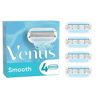 Afbeelding van Gillette Venus Smooth Scheermesjes Voor Vrouwen 4 Navulmesjes
