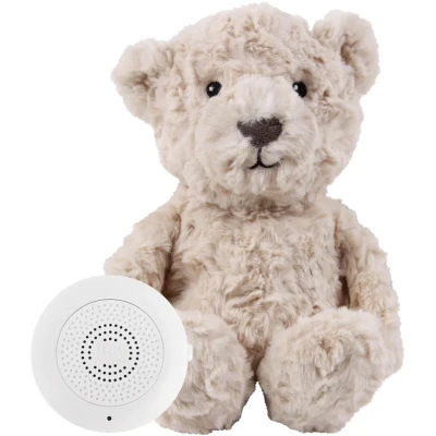 Afbeelding van Flow Amsterdam Oplaadbare Hartslag knuffel Lou beige White noise Ademgeluid