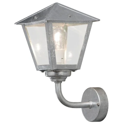 Afbeelding van Konstsmide Benu 439 320 Buitenlamp (wand) Spaarlamp, LED E27 60 W Staal