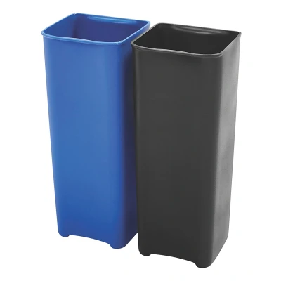 Afbeelding van Rubbermaid End Step Binnenbak RVS 2 x 15 liter
