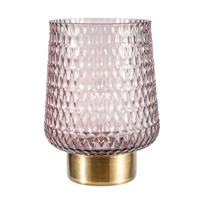 Afbeelding van Pauleen 48135 Sparkling Glamour mobiele tafellamp glas timerfunctie 6 uur batterij glazen lamp zonder kabel grijs glas/metaal