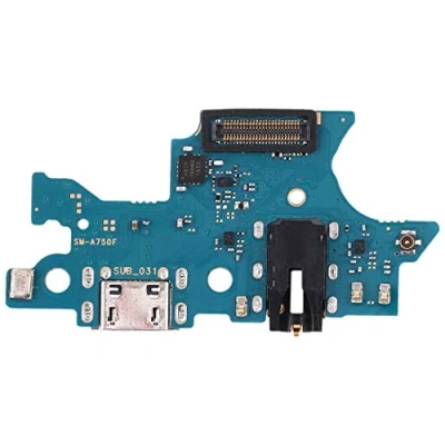 Afbeelding van OnlyTech Vervangende voeding voor Samsung Galaxy A7 2018 A750F, met USB stekker, microfoon, antenne en jackstekker