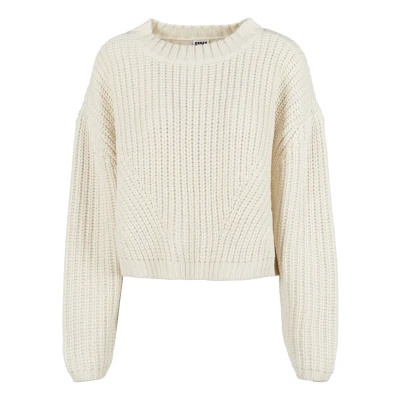 Afbeelding van Urban Classics WIDE Trui, Dames, Maat: Medium, Whitesand