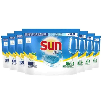 Afbeelding van Sun Vaatwastabletten All in 1 Lemon 40 stuks