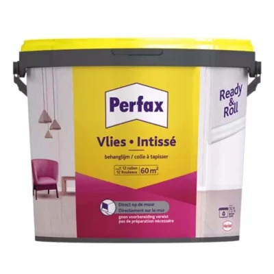 Afbeelding van Perfax Ready &amp; Roll Vliesbehanglijm Lijm 9 kilo