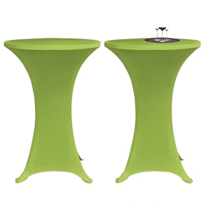 Afbeelding van Tafelhoes stretch 2 stuks 70 cm groen