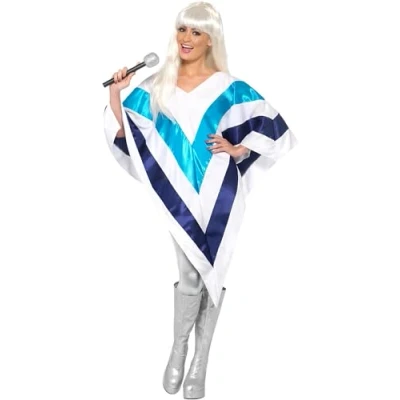 Afbeelding van Dressing Up &amp; Costumes 70s Disco Fever Super Trooper Cape / Ponch