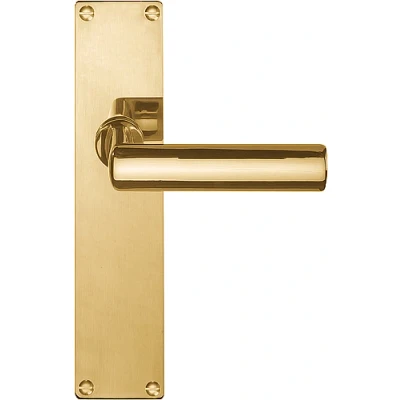 Afbeelding van Formani Deurkruk TIMELESS 1929MPSFC op schild blind messing ongelakt