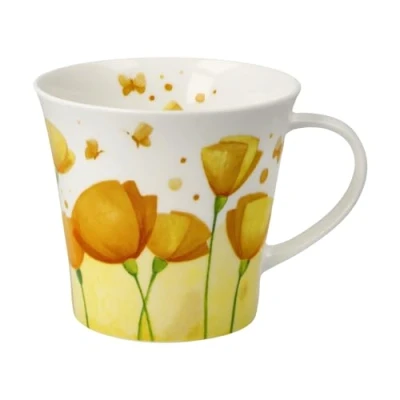 Afbeelding van Goebel Accessoires Koffie / Thee Mok Fiore Sunshine Beker porselein 350ml