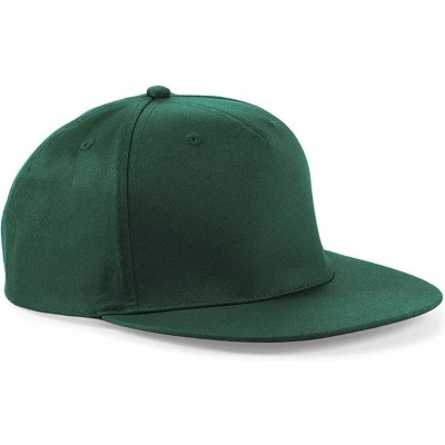Afbeelding van Snapback Rapper Cap Beechfield Bottle Green