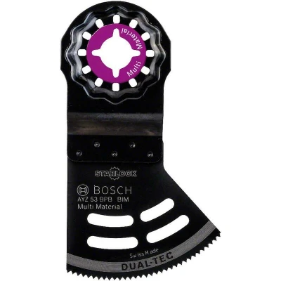 Afbeelding van Bosch Accessories 2609256 F07 Accessoires Starlock lemmet dual tec droogbouwschroevendraaier AYZ 53 BPB, zwart