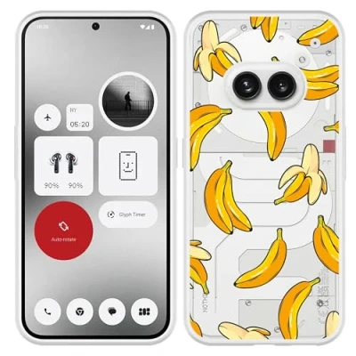 Afbeelding van Cazy Hoesje geschikt voor Nothing Phone (2a) / Plus Siliconen Banana