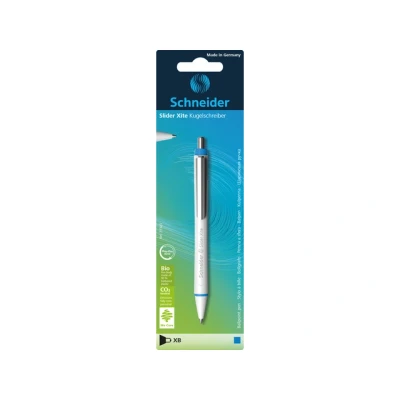 Afbeelding van 5x Balpen Schneider Slider Xite XB 1,4mm wit blauw