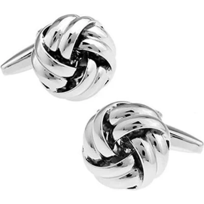 Afbeelding van Scheepsknoop Manchetknopen Heren Zilver kleurig Cufflinks Mannen Cadeautjes Cadeau voor Man